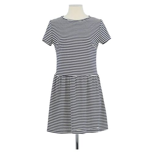 Robe courte Robe en coton bleue marine - Please - Modalova