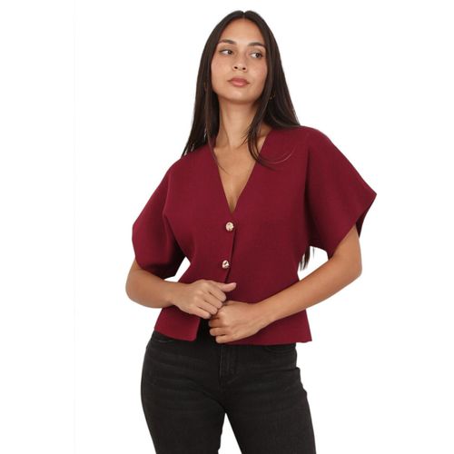 Blouses Tops, t-shirts - Bordeaux - La Modeuse - Modalova