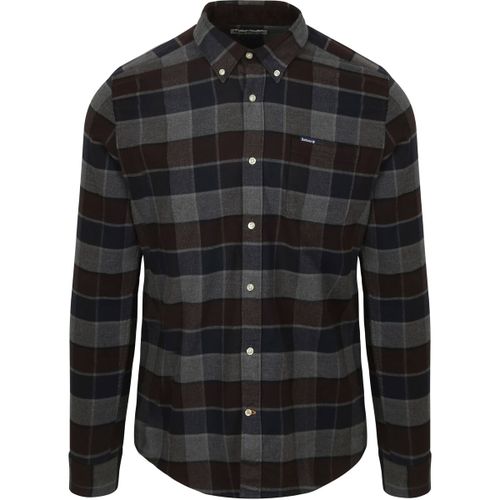 Chemise Chemise Valley Carreaux Marron Anthracite - Barbour - Modalova