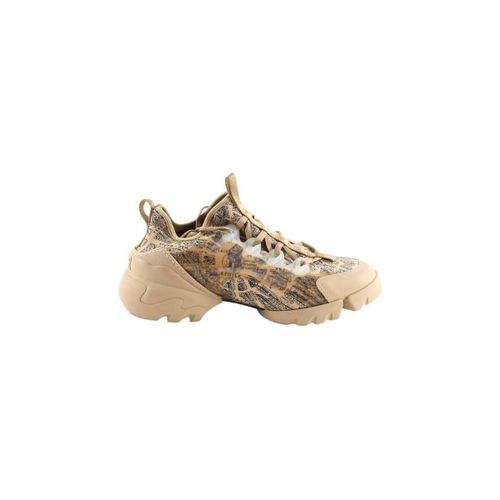 Baskets basses Baskets Baskets d-connect plan de paris en cuir marron - Dior - Modalova