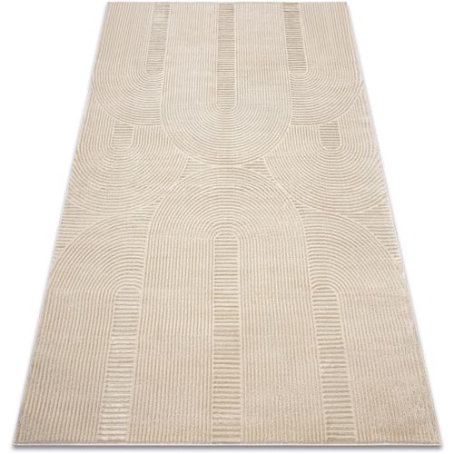 Tapis Tapis BALANCE 9086 taupe - Géométrique, structur 80x150 cm - Rugsx - Modalova