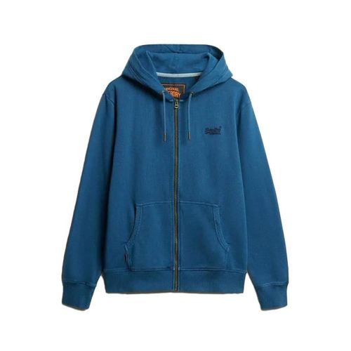 Sweatshirts à capuche Essential Washed Ziphood - Superdry - Modalova