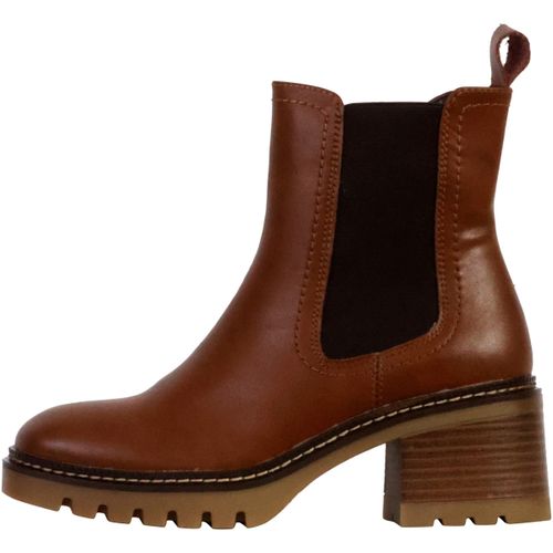 Boots Bottines Cuir Alénoa - The Divine Factory - Modalova
