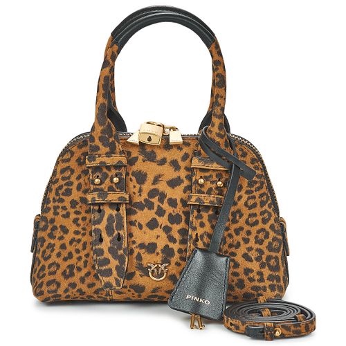 Sac à main BOWLING BAG ZIP MINI SUEDE - Pinko - Modalova