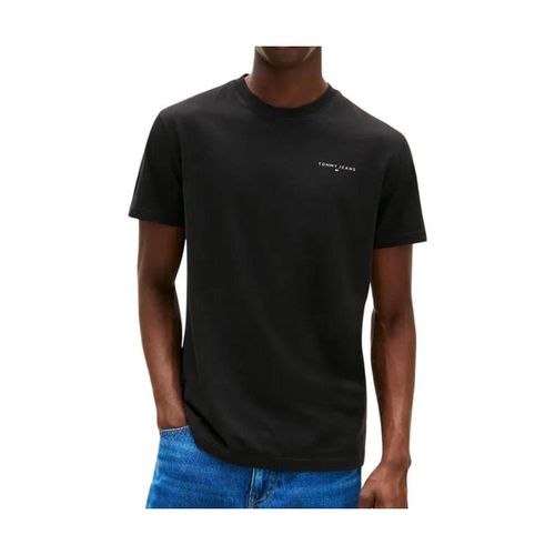 T-shirt Tjm Slim Linear Ches-dark - Tommy Hilfiger - Modalova