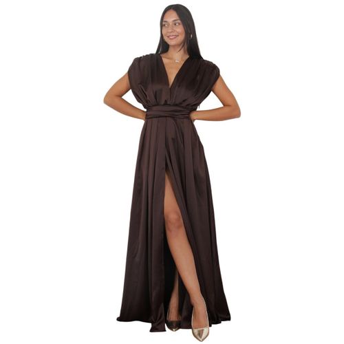 Robe Robes - Marron - La Modeuse - Modalova