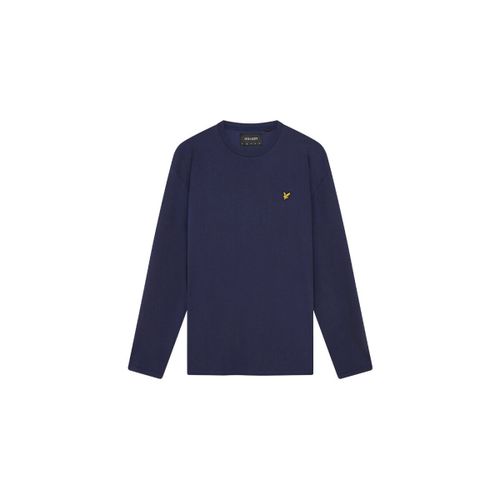 T-shirt T-Shirt Manche Longue Bleu Marine PLAIN LONG SL - Lyle & Scott - Modalova