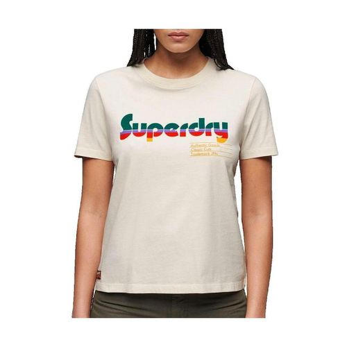 T-shirt T-shirt Retro Flock à manches courtes - Superdry - Modalova