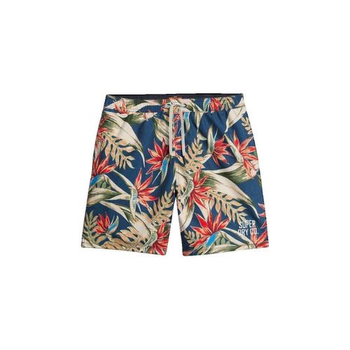 Short Short de bain à imprimé hawaïen multicolore - Superdry - Modalova