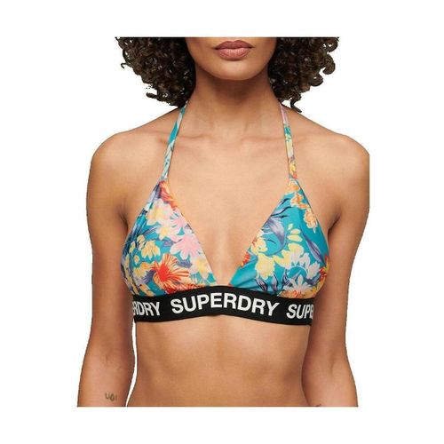 Maillots de bain Haut de bikini triangle Logo Bleu - Superdry - Modalova