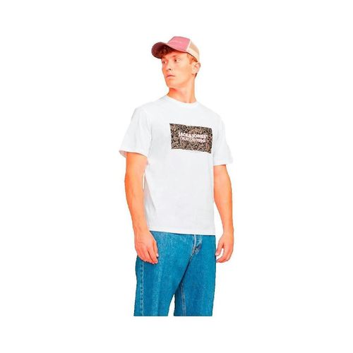 T-shirt T-shirt Jack Jones Bushwick Blanc - Jack & Jones - Modalova