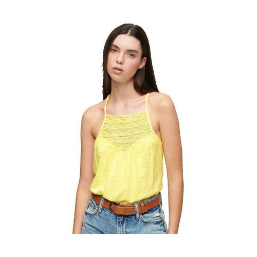 Debardeur Débardeur en dentelle jaune - Superdry - Modalova