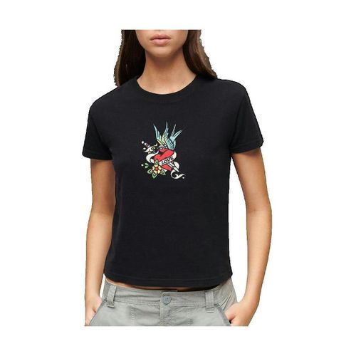 T-shirt T-shirt ajusté brodé Tattoo - Superdry - Modalova