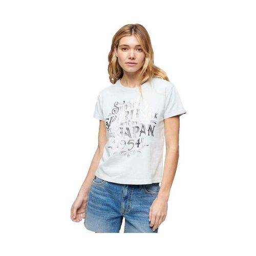 T-shirt T-shirt Workwear ajusté bleu - Superdry - Modalova