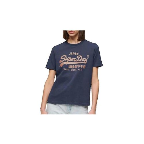 T-shirt T-shirt Relaxed à logo métallisé - Superdry - Modalova