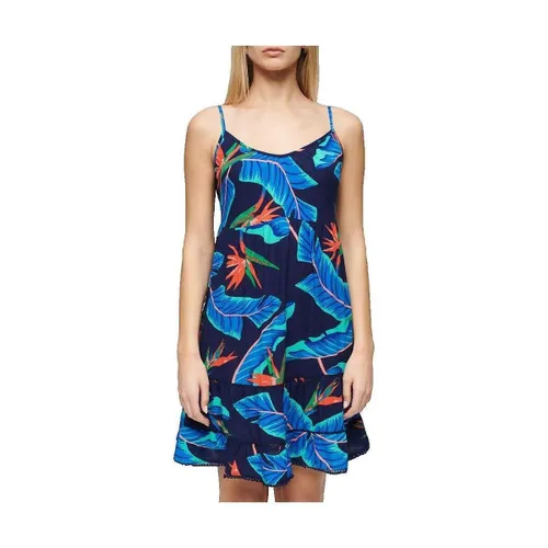 Robe courte Robe courte sans manches bleu marine - Superdry - Modalova