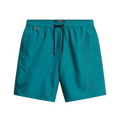 Short Short de bain Premium brodé vert - Superdry - Modalova