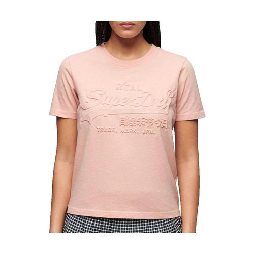 T-shirt T-shirt Embossed Vl Relaxed à manches courtes - Superdry - Modalova