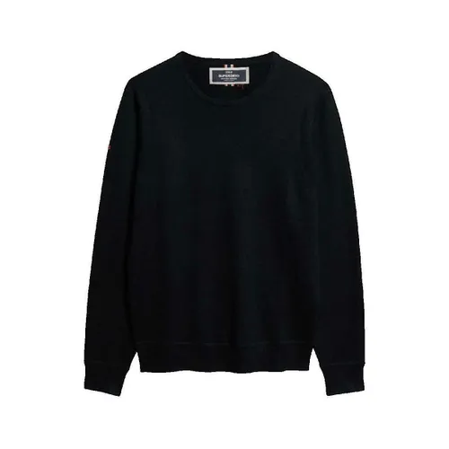 Pull Superdry Pull Mérinos Noir - Superdry - Modalova