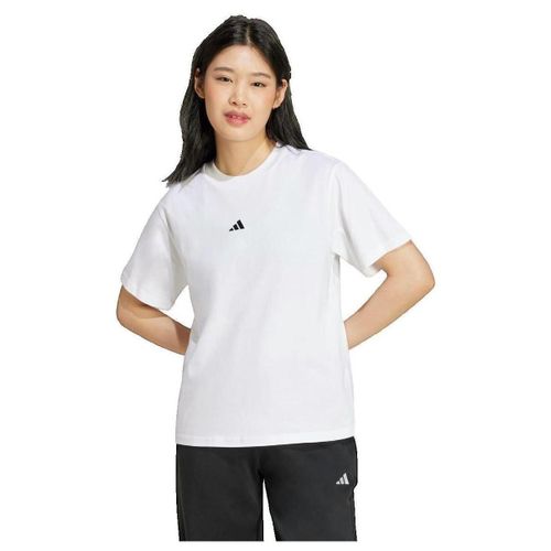 T-shirt T-shirt Essentials Small Logo blanc - adidas - Modalova