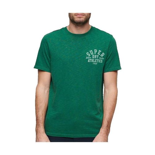 T-shirt T-shirt Athletic College vert - Superdry - Modalova