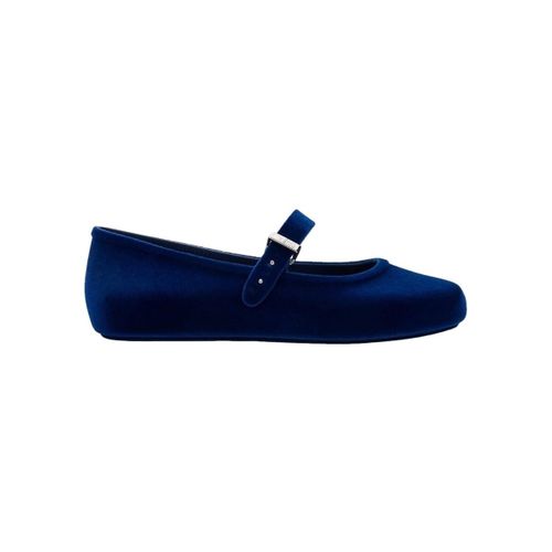 Ballerines Soft Ballerina Velvet II - Blue Flocked - Melissa - Modalova