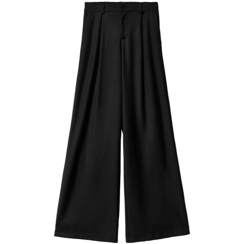 Pantalon Over In Twill Con Pences E Elastico Sul - Hinnominate - Modalova