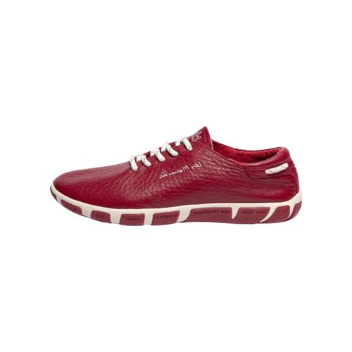 Baskets basses Baskets en cuir Jazaru Ref 65891 Rouge - TBS - Modalova