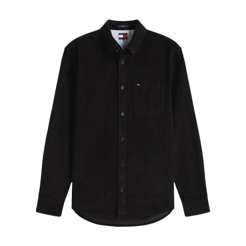 Chemise Chemise en velours Ref 66282 BDS Noir - Tommy Jeans - Modalova