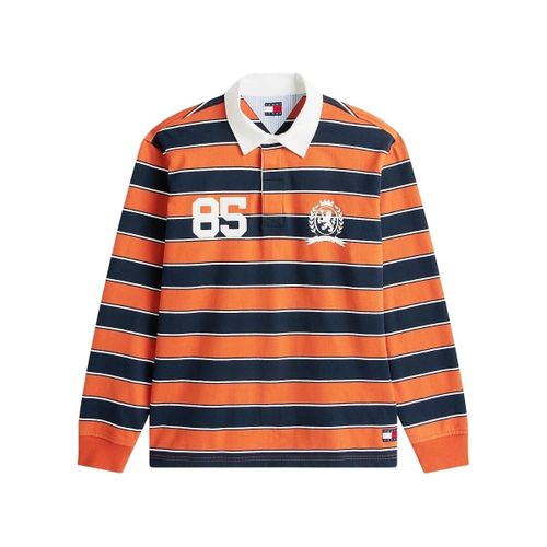 Polo Polo manches longues Ref 66594 SZZ Orange - Tommy Jeans - Modalova