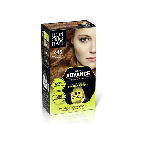 Colorations Color Advance 7,43-cobrizo Medio Dorado - Llongueras - Modalova