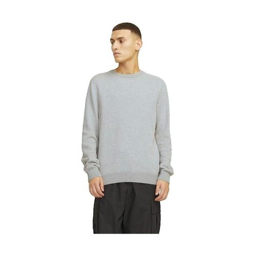 Pull Pull Jack Jones Globe gris clair - Jack & Jones - Modalova