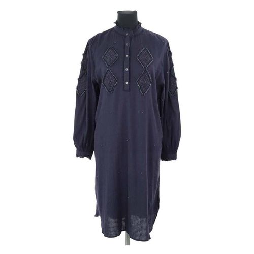 Robe courte Robe en coton bleue marine - Antik Batik - Modalova