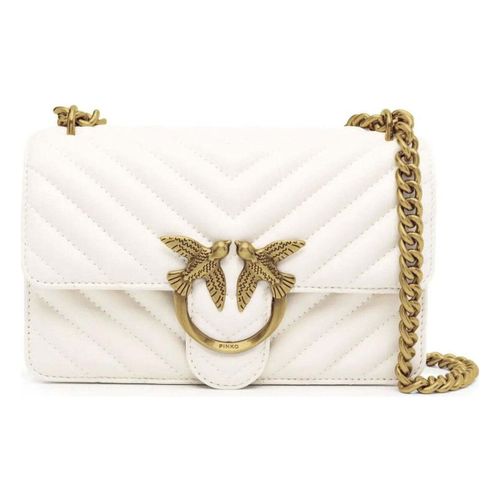 Sac Bandouliere love one mini crossbody bag white - Pinko - Modalova
