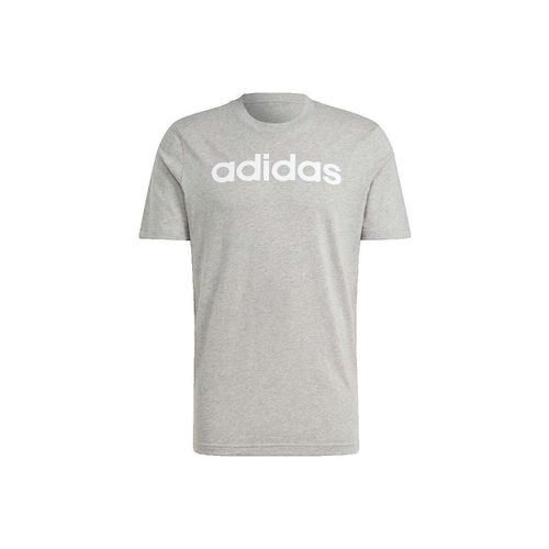 T-shirt T-shirt Essentials avec logo brodé - Gris - adidas - Modalova