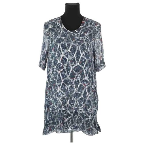 Tunique Robe Aliza en soie grise - Iro - Modalova