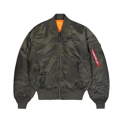 Blouson Blouson aviateur MA-1 gris foncé réversible - Alpha Industries - Modalova