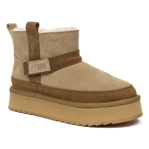 Bottines beige casual closed booties - Keddo - Modalova