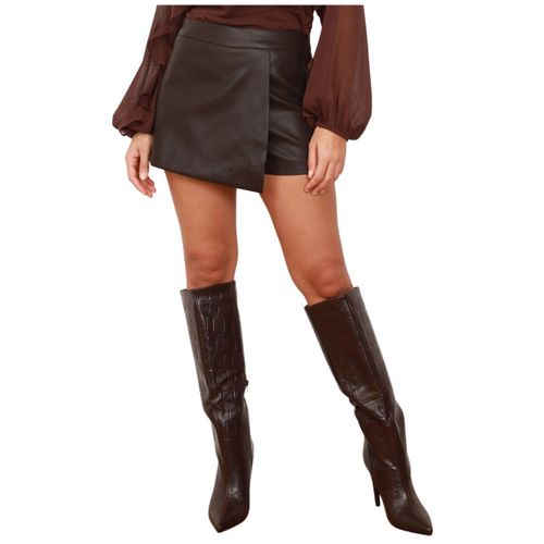 Short Shorts - Marron - La Modeuse - Modalova