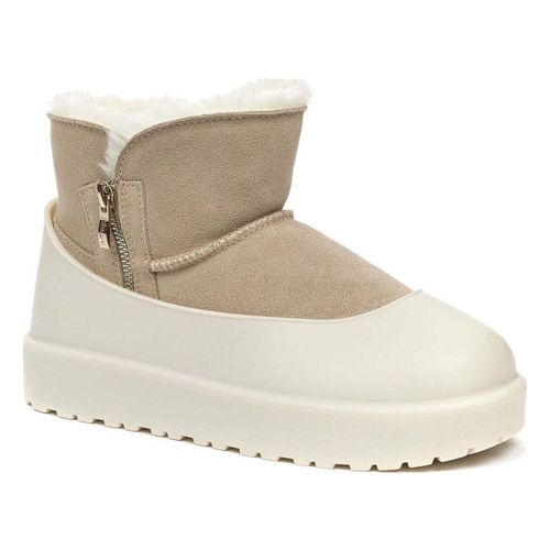 Bottes neige beige casual closed booties - Keddo - Modalova