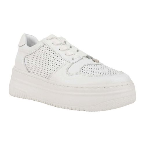 Baskets basses Women's White Low Top Sneakers - Sergio Moretti - Modalova