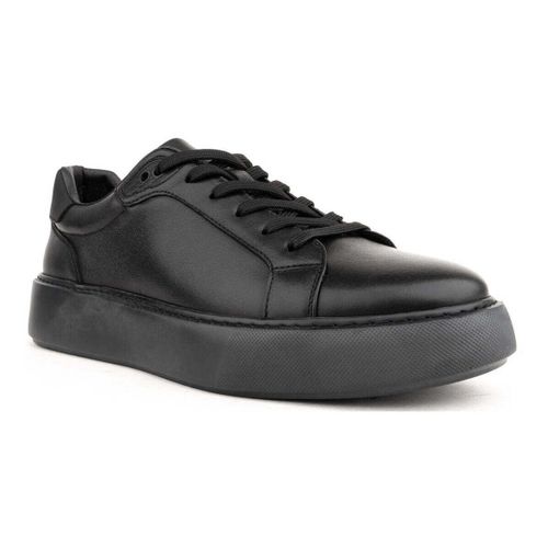 Baskets basses black casual closed leisure - Sergio Moretti - Modalova