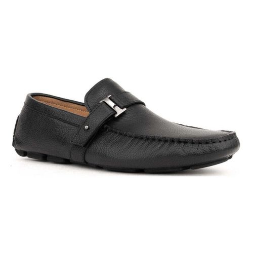 Mocassins black casual closed mocasins - Sergio Moretti - Modalova