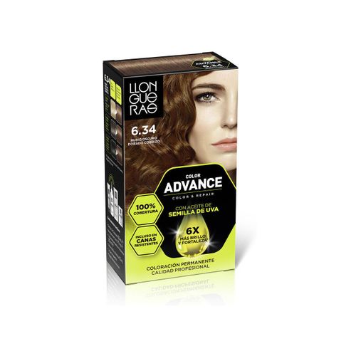 Colorations Color Advance 6,34-rubio Oscuro Dorado Cobrizo - Llongueras - Modalova