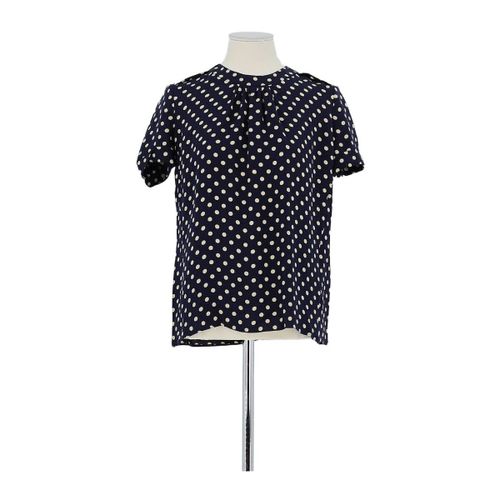 Blouses T-shirt en soie bleu marine - Joseph - Modalova