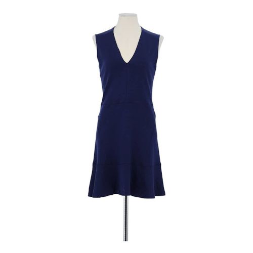 Robe courte Robe en laine bleue marine - Joseph - Modalova