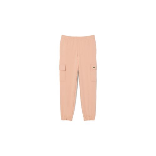 Jogging PANTALON DE SURVÊTEMENT CARGO REGULAR FIT SAUMON - Lacoste - Modalova