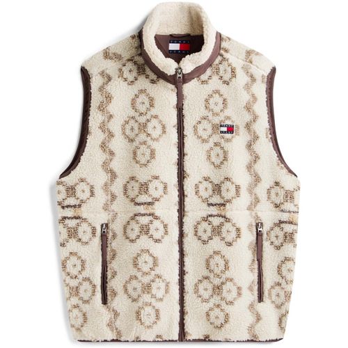 Veste Tjm Teddy Aop Vest - Tommy Jeans - Modalova