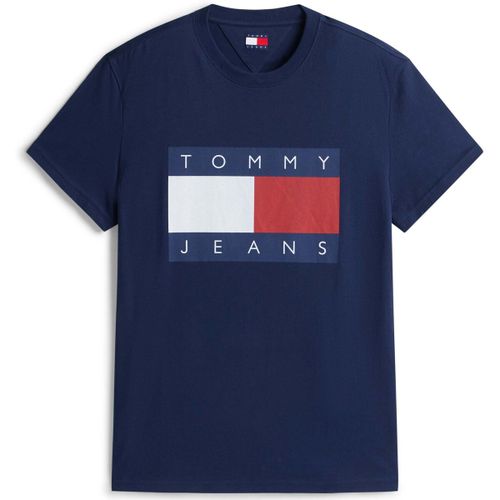 T-shirt Tjm Reg Big Flag Ss - Tommy Jeans - Modalova