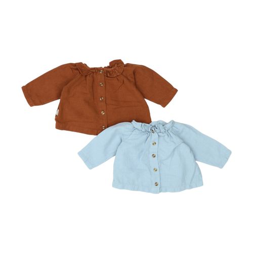 Blouses ENSEMBLE - MARRON, BLEU - Poudre Organic - Modalova